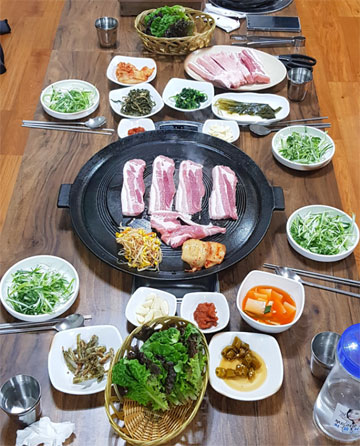 관기식당 삼겹살 사진